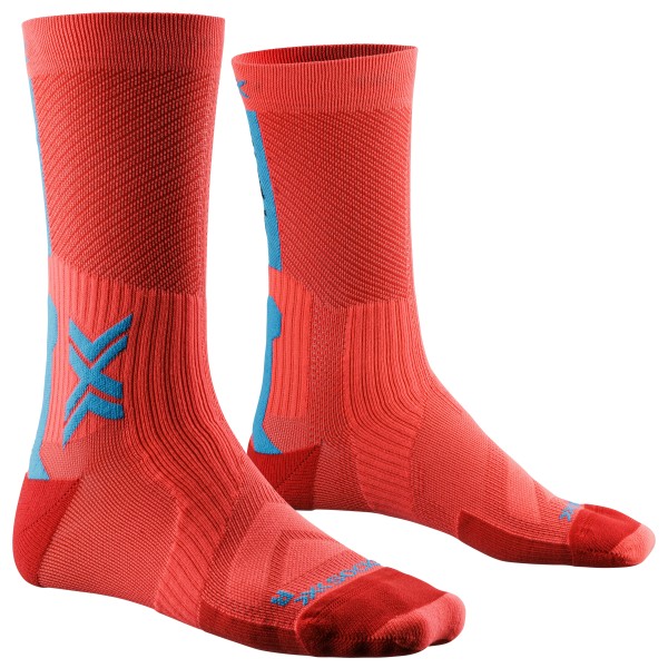 X-Socks - Bike Perform Crew - Velosocken Gr 35-38 rot von X-Socks