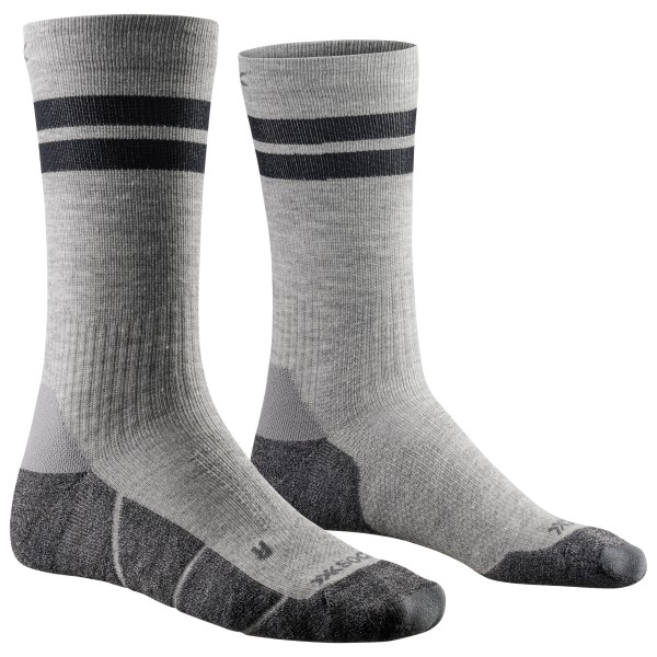 X-Socks - Core Natural Graphics Crew - Multifunktionssocken Gr 35-38 grau von X-Socks