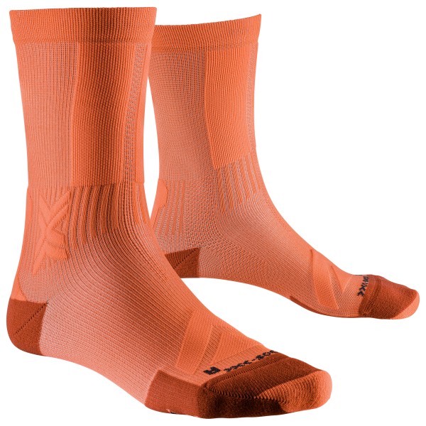 X-Socks - Gravel Discover Crew - Velosocken Gr 35-38 rot von X-Socks