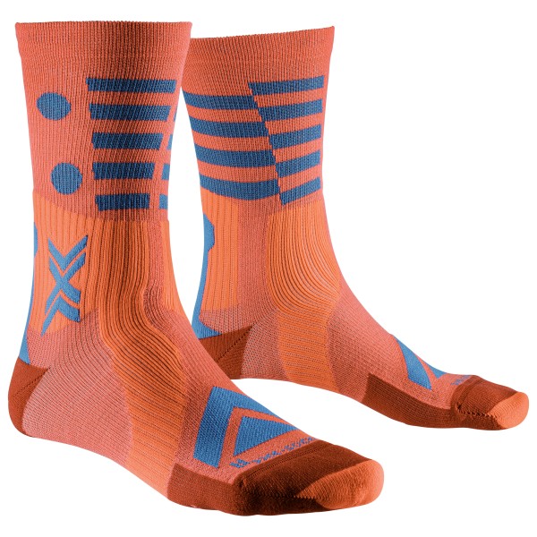 X-Socks - Gravel Perform Merino Crew - Velosocken Gr 35-38 rot von X-Socks