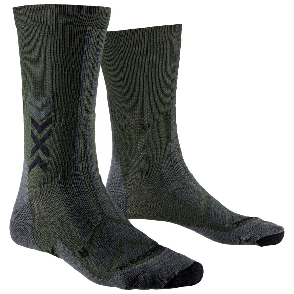 X-Socks - Hike Discover Crew - Wandersocken Gr 39-41 schwarz von X-Socks