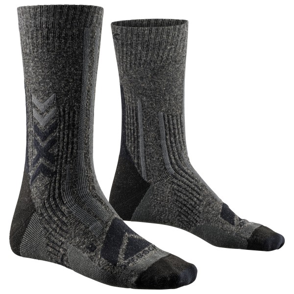 X-Socks - Hike Perform Merino Crew - Wandersocken Gr 35-38;39-41;42-44;45-47 grau/schwarz;grün von X-Socks