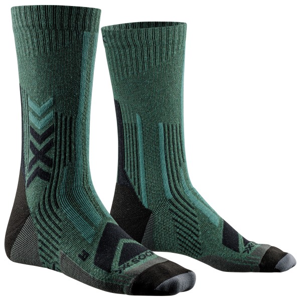 X-Socks - Hike Perform Merino Crew - Wandersocken Gr 42-44 grün von X-Socks