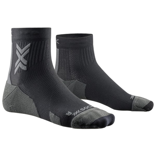 X-Socks - Run Discover Ankle - Laufsocken Gr 45-47 grau/schwarz von X-Socks