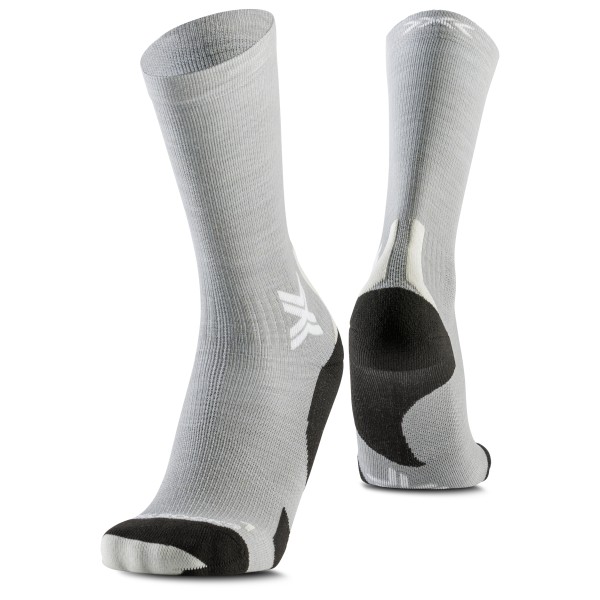 X-Socks - Run Discover Merino Crew - Laufsocken Gr 35-38 grau von X-Socks