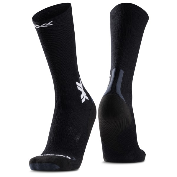 X-Socks - Run Discover Merino Crew - Laufsocken Gr 35-38 schwarz von X-Socks