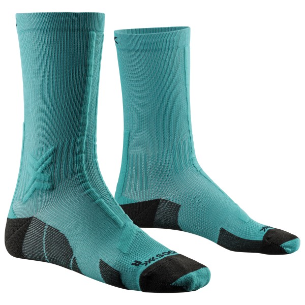 X-Socks - Trail Run Discover Crew - Laufsocken Gr 35-38;39-41;42-44;45-47 blau;grau;rot;türkis von X-Socks