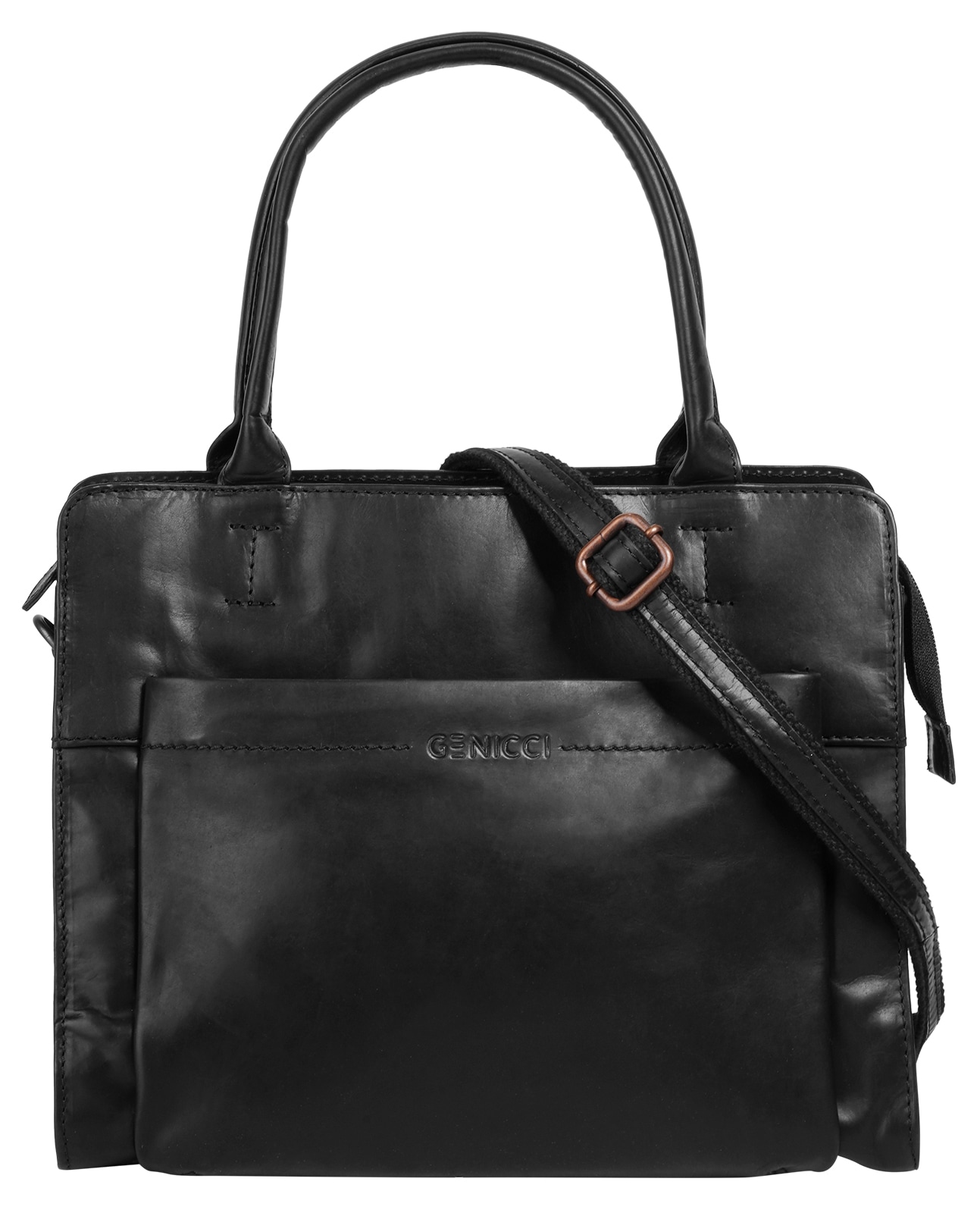 X-Zone Henkeltasche, echt Leder von X-Zone