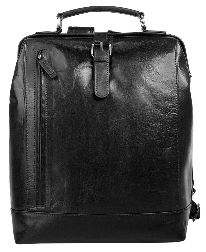 X-Zone Laptoprucksack, echt Leder von X-Zone