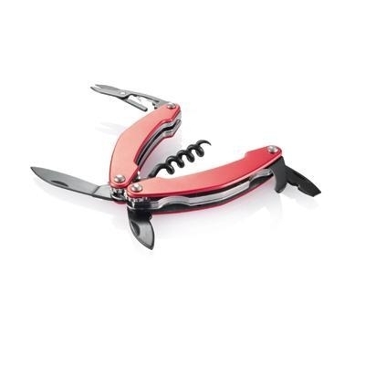 Corkscrew Multitool in rot von XD Designs