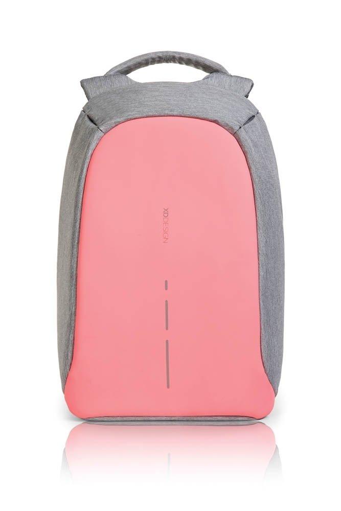 XD Designs - Bobby Compact Anti-Diebstahl Rucksack, für Herren, Pink von XD Designs