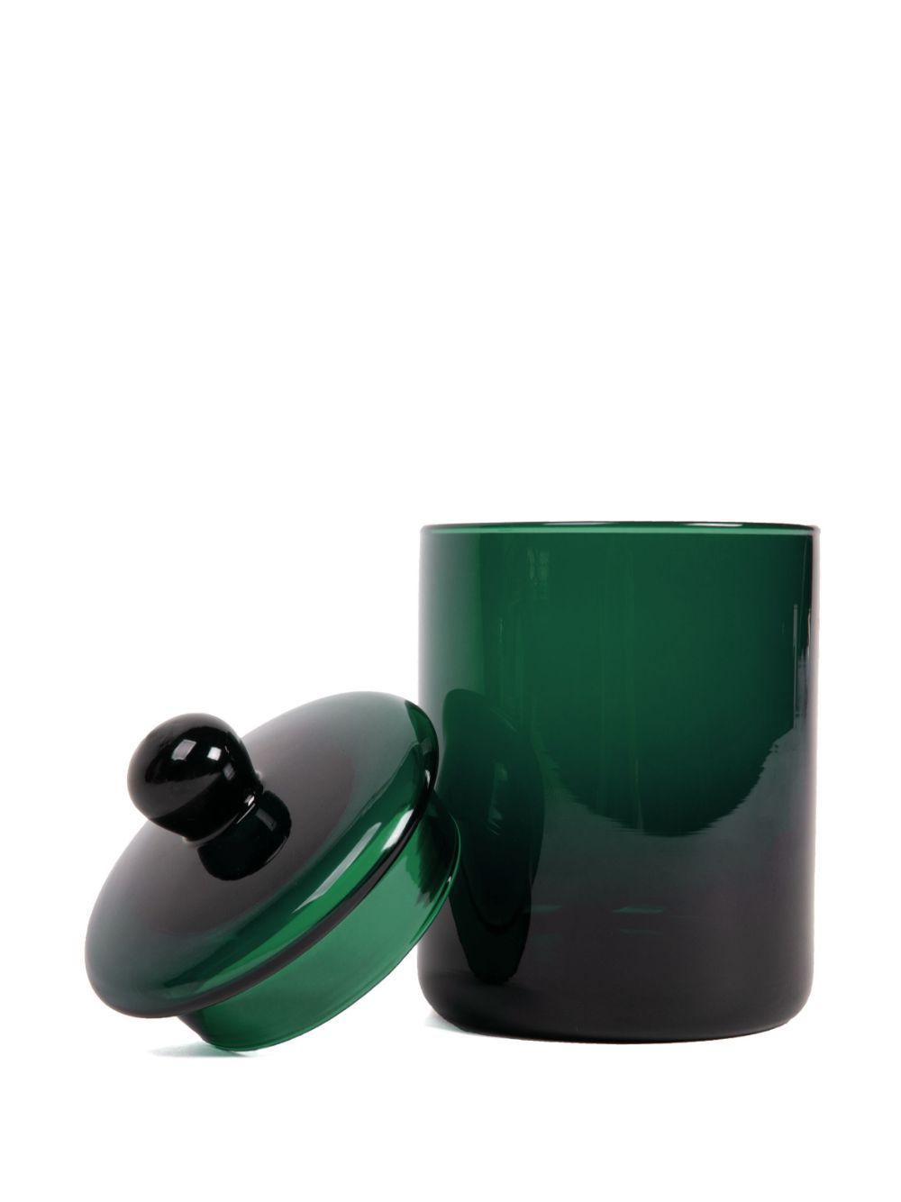 XLBoom large Mika glass canister - Green von XLBoom