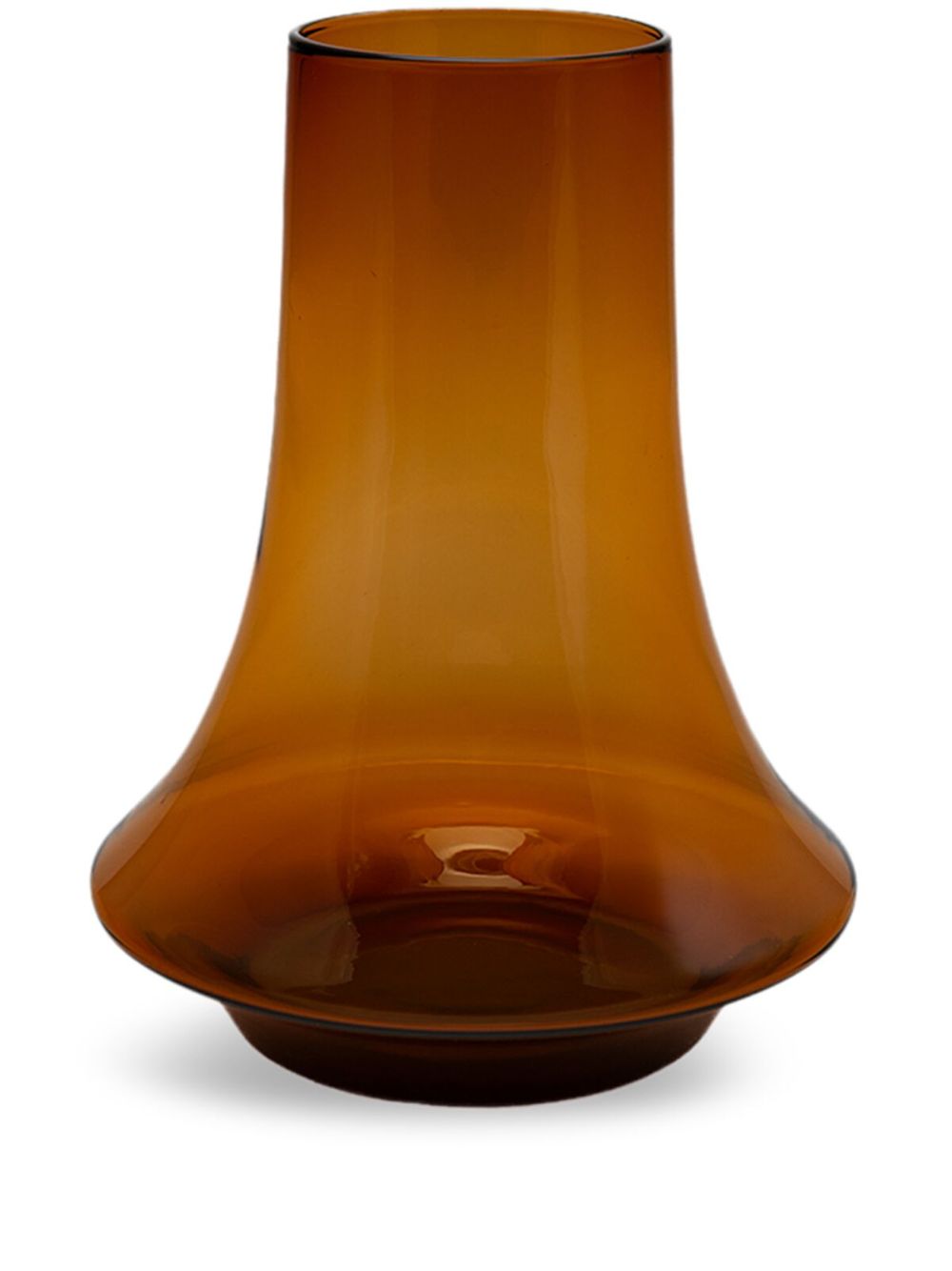 XLBoom large Spinn glass vase (31cm) - Brown von XLBoom