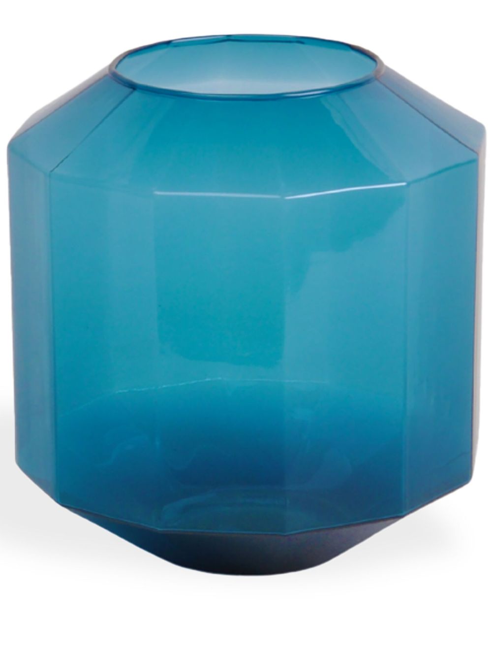 XLBoom medium Bliss glass vase (20cm x 20cm) - Blue von XLBoom