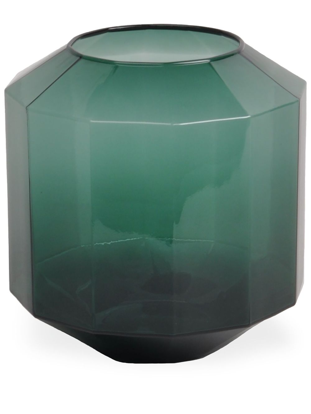 XLBoom medium Bliss glass vase (20cm x 20cm) - Green von XLBoom