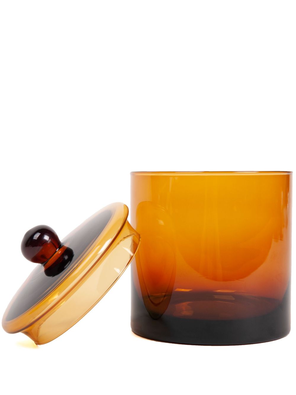 XLBoom medium Mika glass container (10cm x 16cm) - Orange von XLBoom