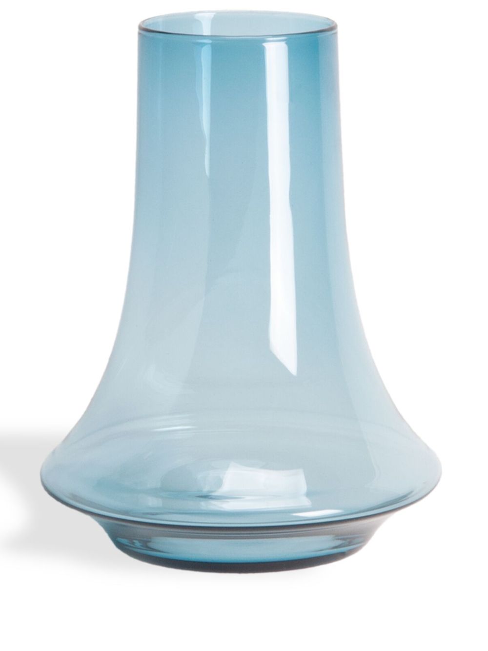 XLBoom medium Spinn glass vase (25cm) - Blue von XLBoom