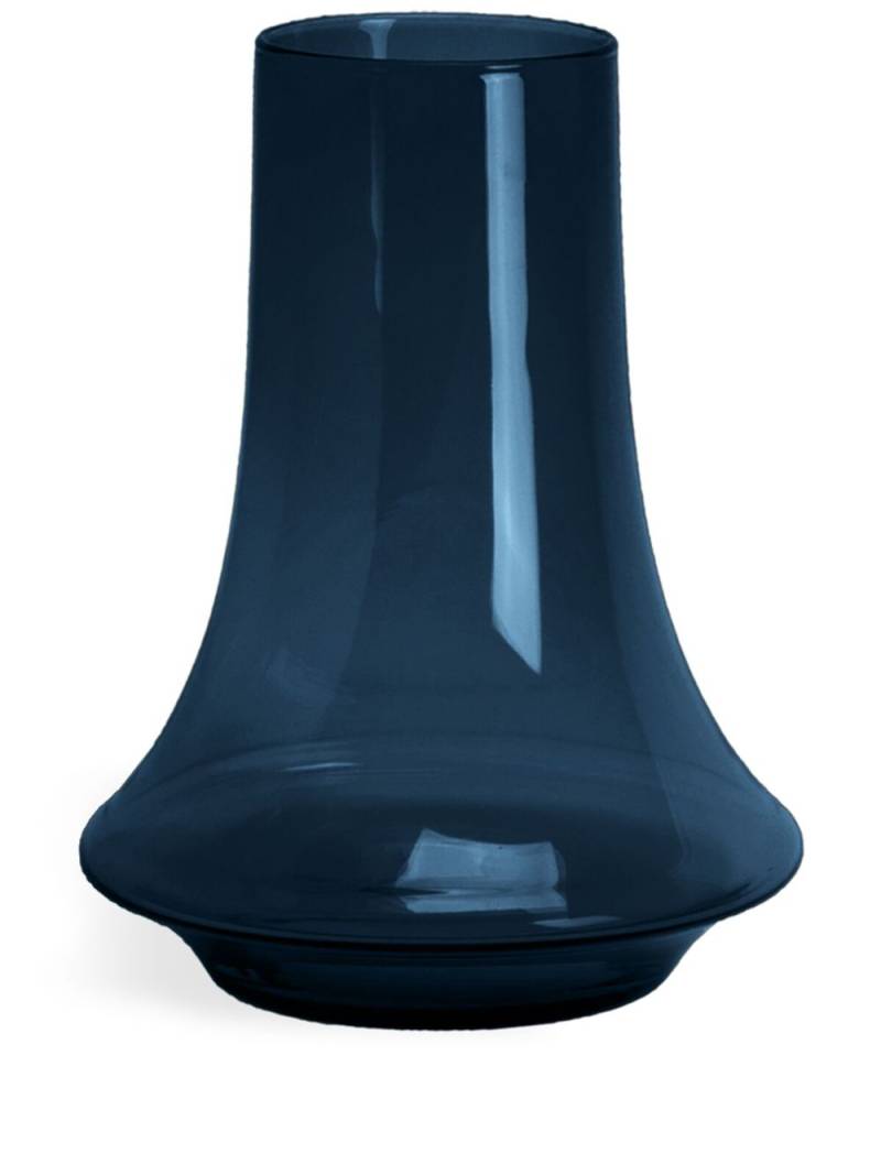 XLBoom medium Spinn glass vase (25cm x 20cm) - Blue von XLBoom