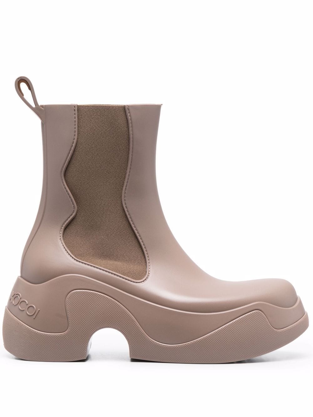 XOCOI recyclable PVC boots - Brown von XOCOI