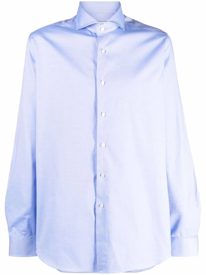 Xacus buttoned-up cotton shirt - Blue von Xacus