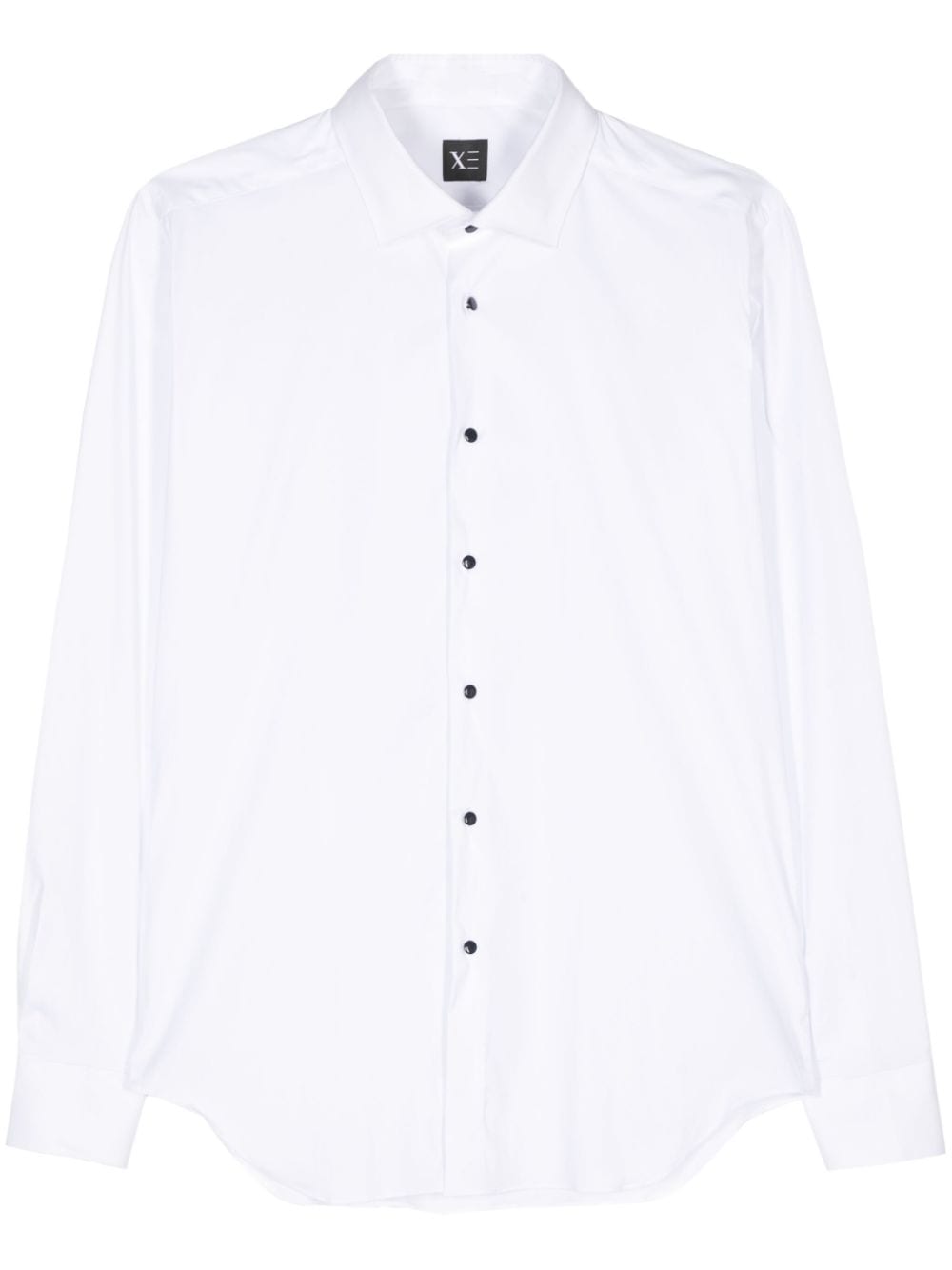 Xacus cutaway-collar poplin shirt - White von Xacus