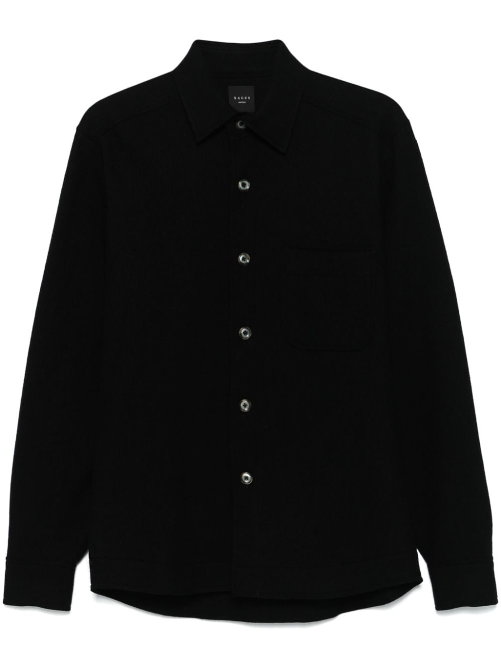 Xacus felted shirt - Black von Xacus