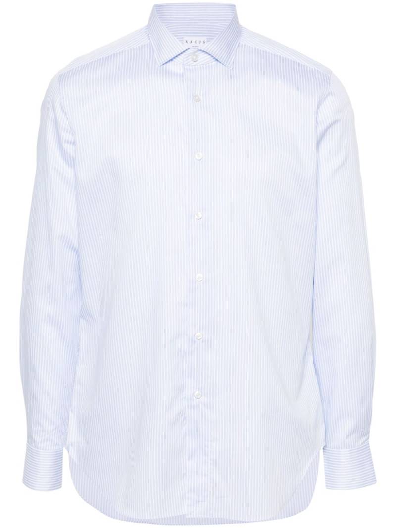 Xacus long-sleeve cotton shirt - Blue von Xacus