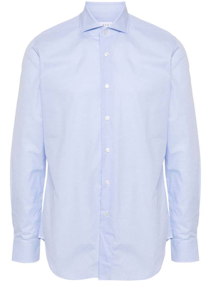 Xacus long-sleeve cotton shirt - Blue von Xacus