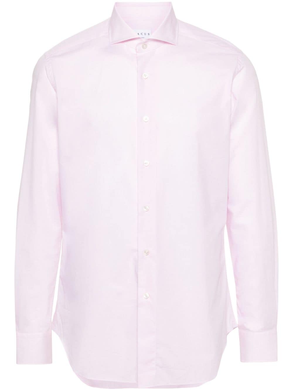 Xacus long-sleeve cotton shirt - Pink von Xacus