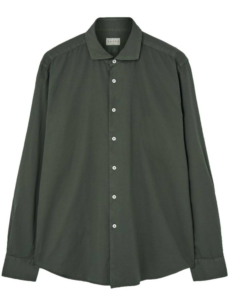 Xacus poplin shirt - Green von Xacus