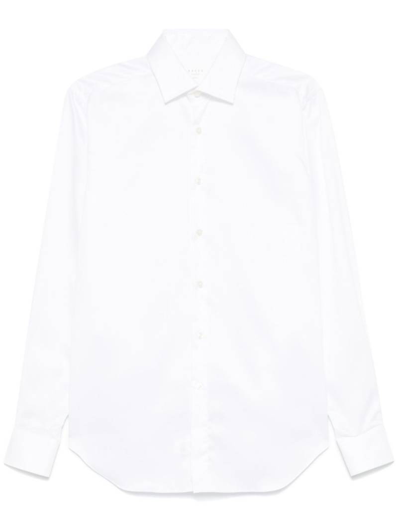 Xacus spread-collar twill shirt - White von Xacus