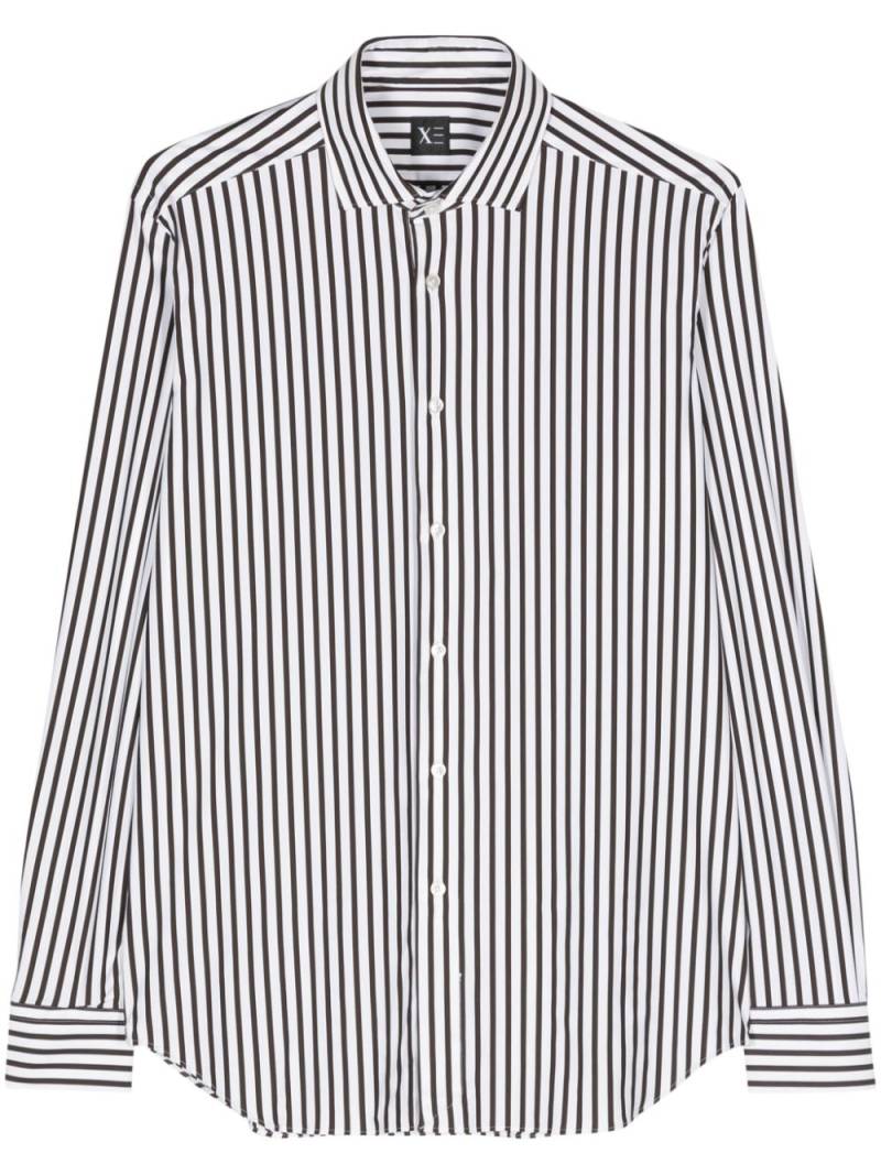 Xacus striped longsleeved shirt - White von Xacus