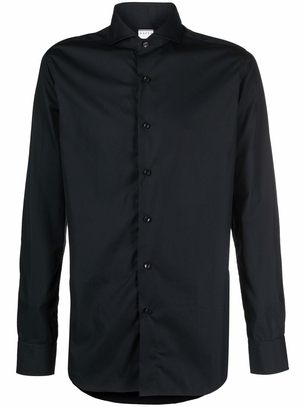 Xacus wrinkle-free tailored travel shirt - Black von Xacus