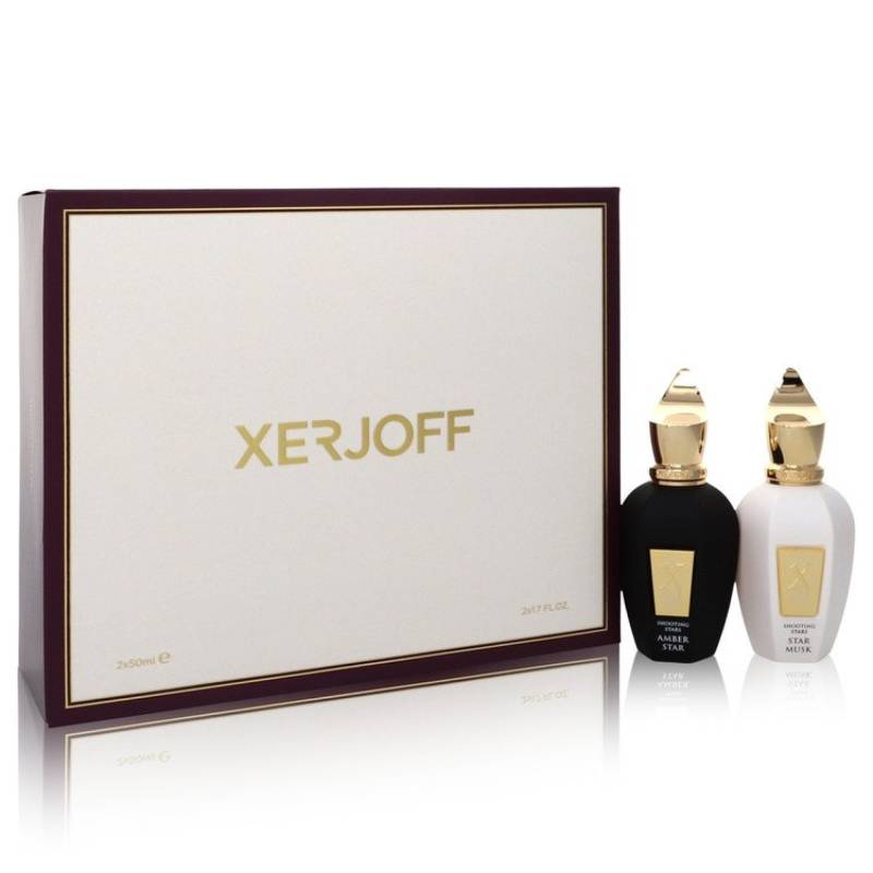 Xerjoff Shooting Stars Amber Star & Star Musk Gift Set -- 50 ml EDP in Amber Star + 50 ml EDP in Star Musk Both Unisex Fragrances von Xerjoff