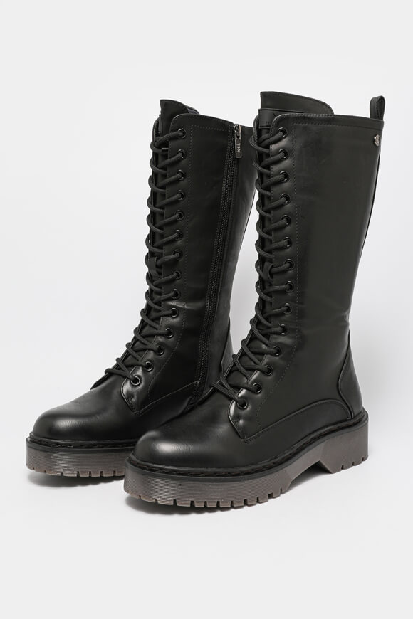 Xti Schnürstiefel | Schwarz | Damen  | EU35 von Xti