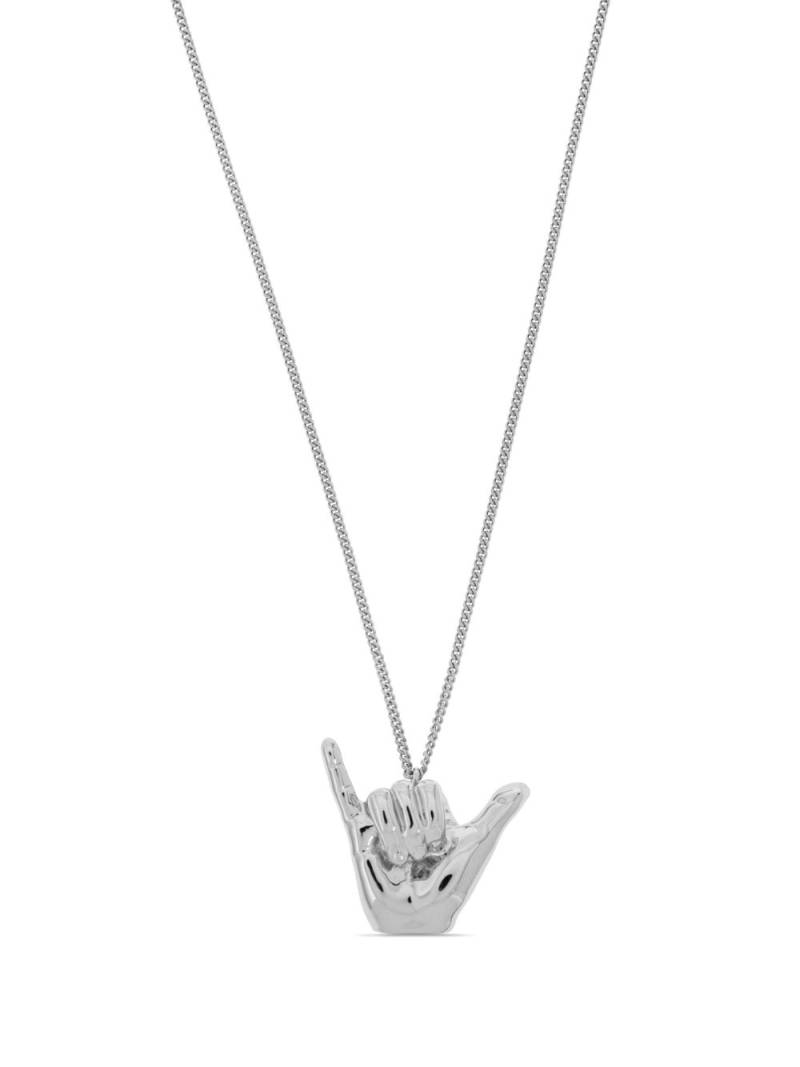 Y/Project Mini Shaka-pendant necklace - Silver von Y/Project