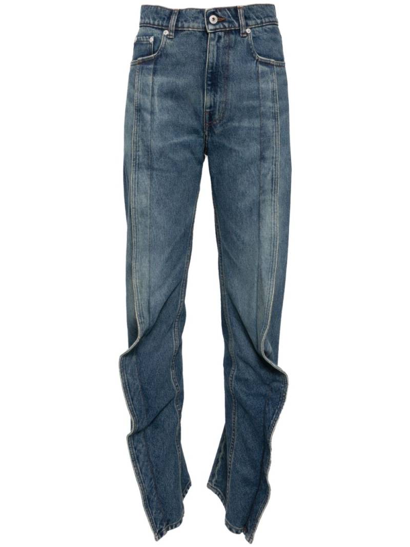 Y/Project banana slim jeans - Blue von Y/Project