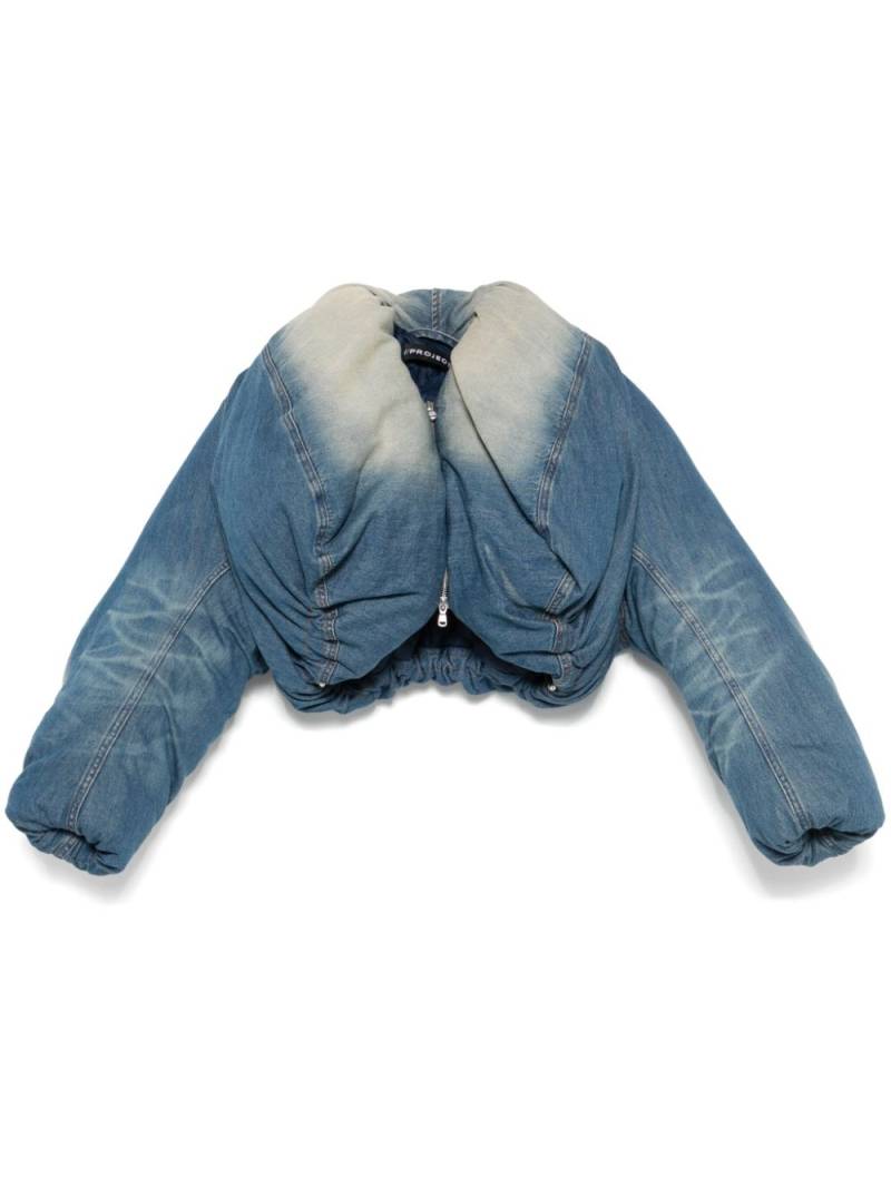 Y/Project denim puffer jacket - Blue von Y/Project