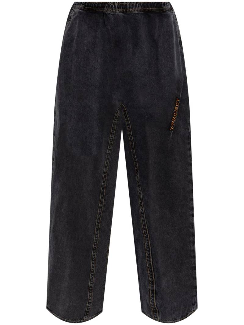 Y/Project drop-crotch jeans - Grey von Y/Project