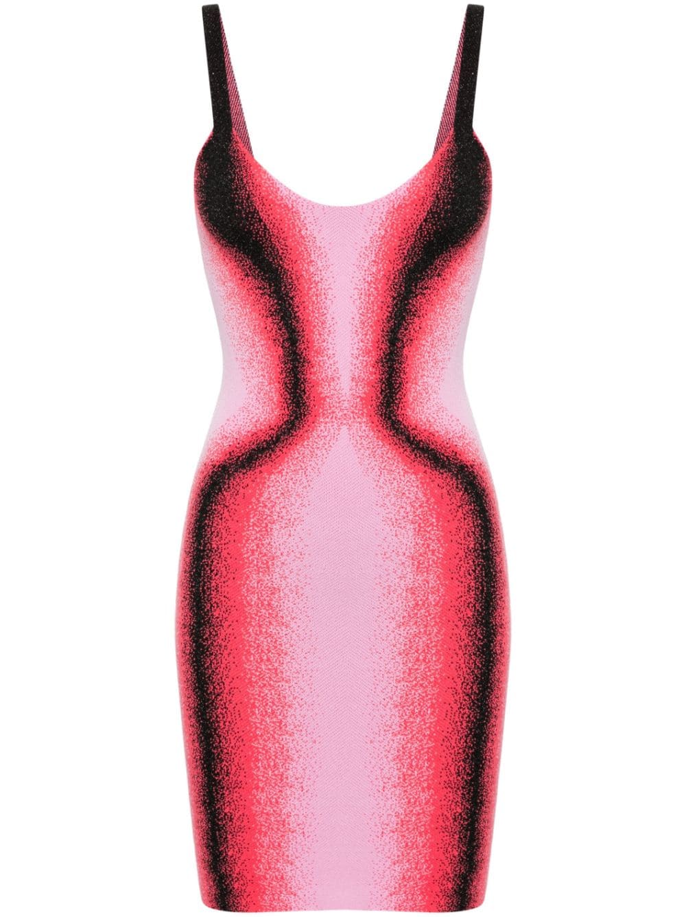 Y/Project gradient-effect knitted minidress - Pink von Y/Project