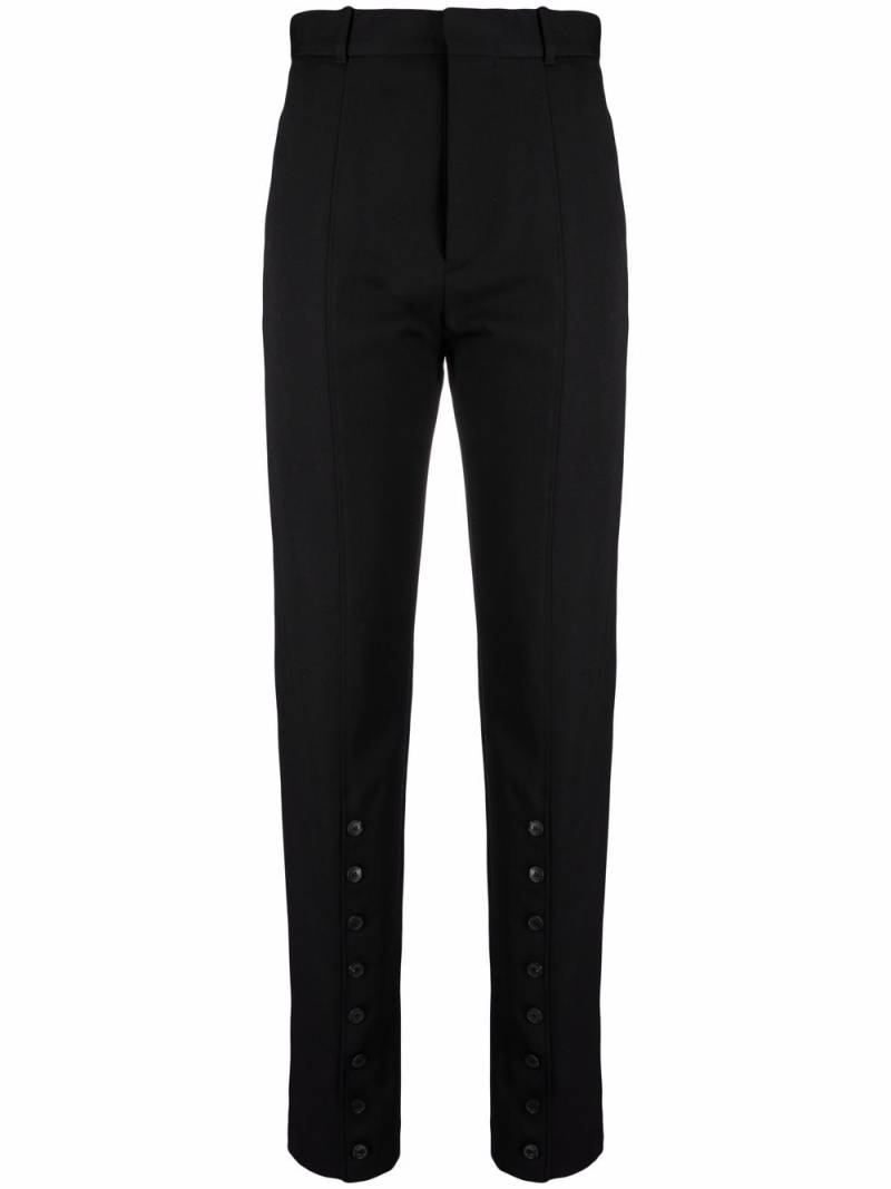 Y/Project high-waisted slim fit trousers - Black von Y/Project