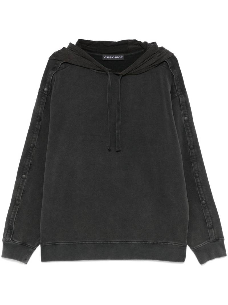 Y/Project layered hoodie - Black von Y/Project