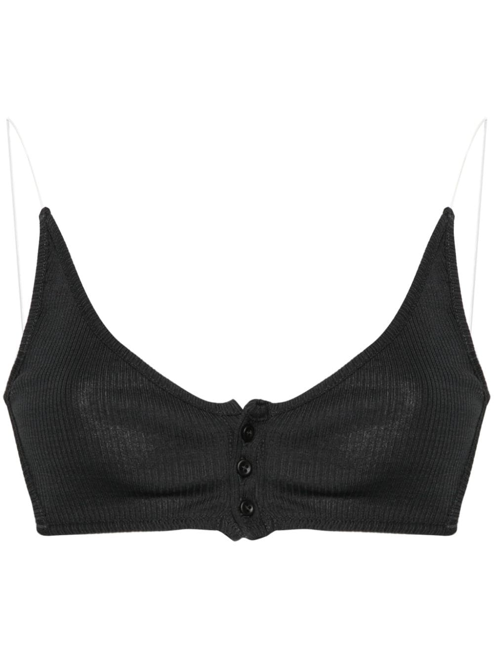 Y/Project open-back crop top - Black von Y/Project