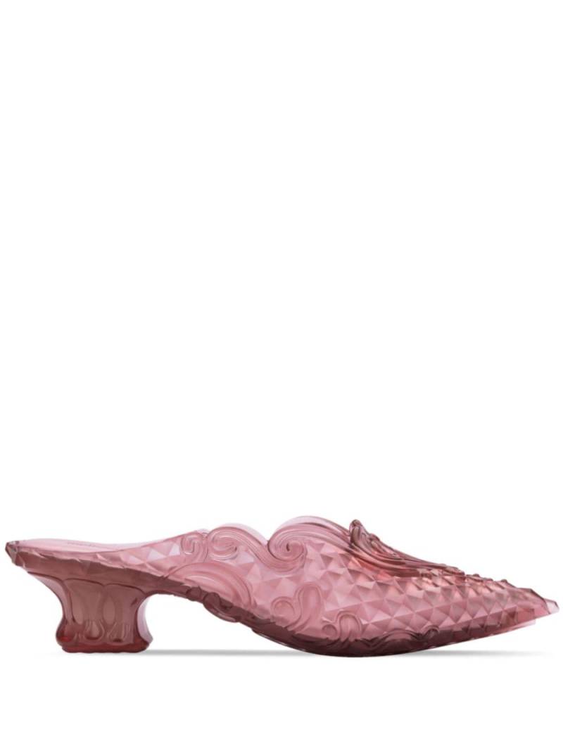 Y/Project x Melissa 55mm Court mules - Pink von Y/Project