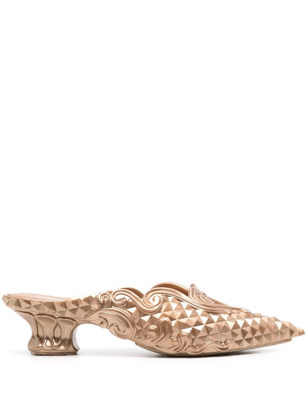 Y/Project x Melissa 40mm Court mules - Gold von Y/Project