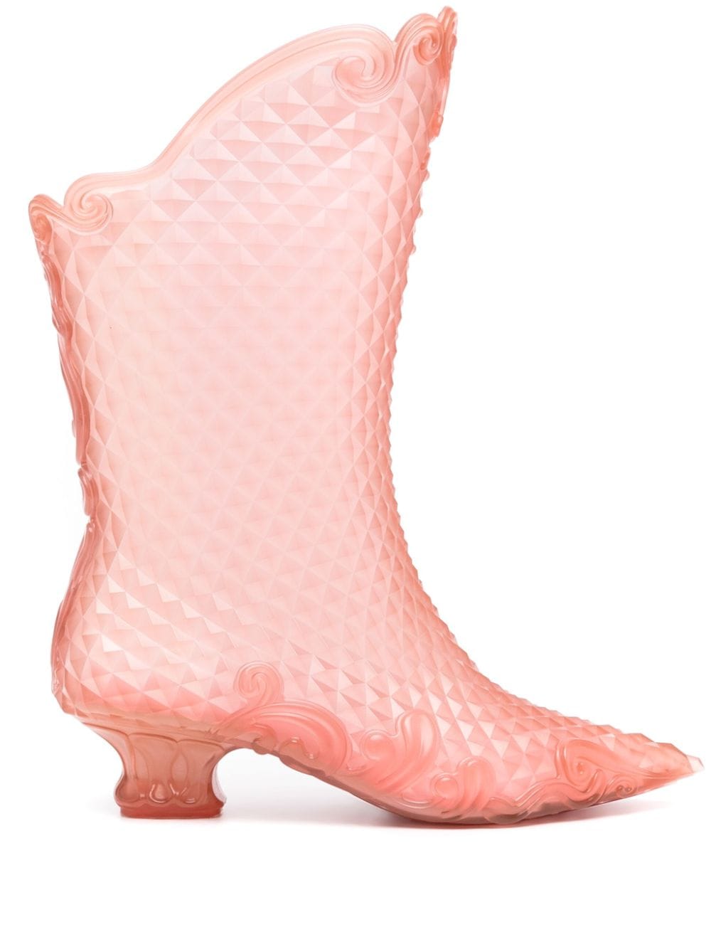 Y/Project x Melissa pointed court boot - Pink von Y/Project