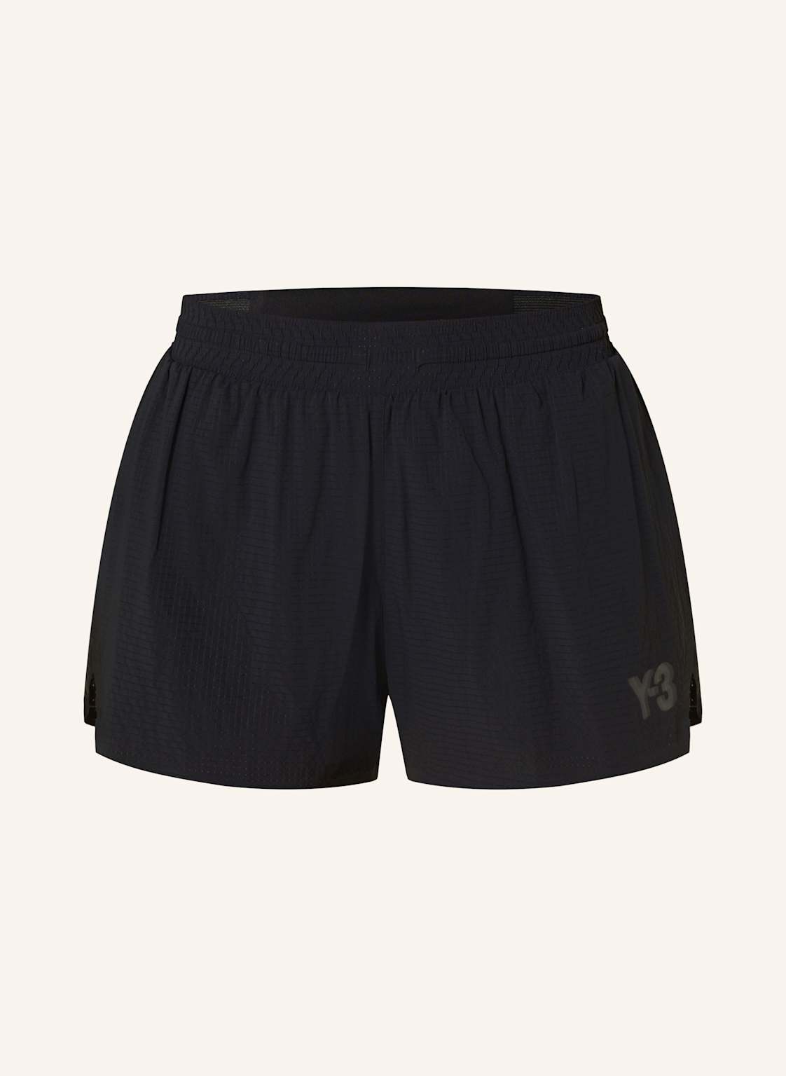 Y-3 2-In-1-Laufshorts Run schwarz von Y-3