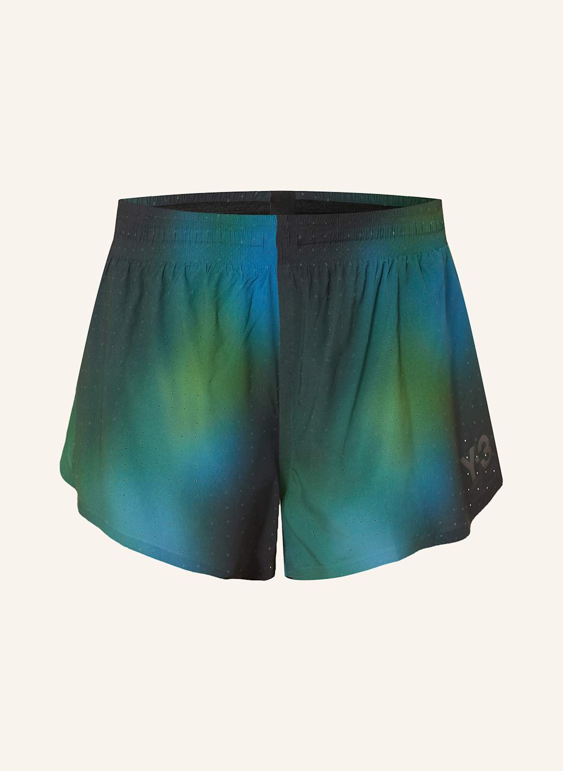 Y-3 2-In-1-Laufshorts gruen Y-3 2-In-1-Laufshorts gruen von Y-3