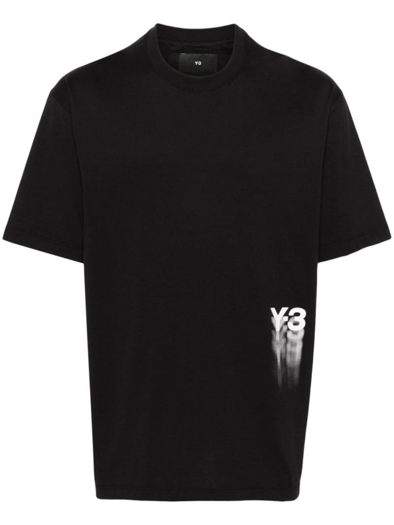 Y-3 GFX SS cotton T-shirt - Black von Y-3