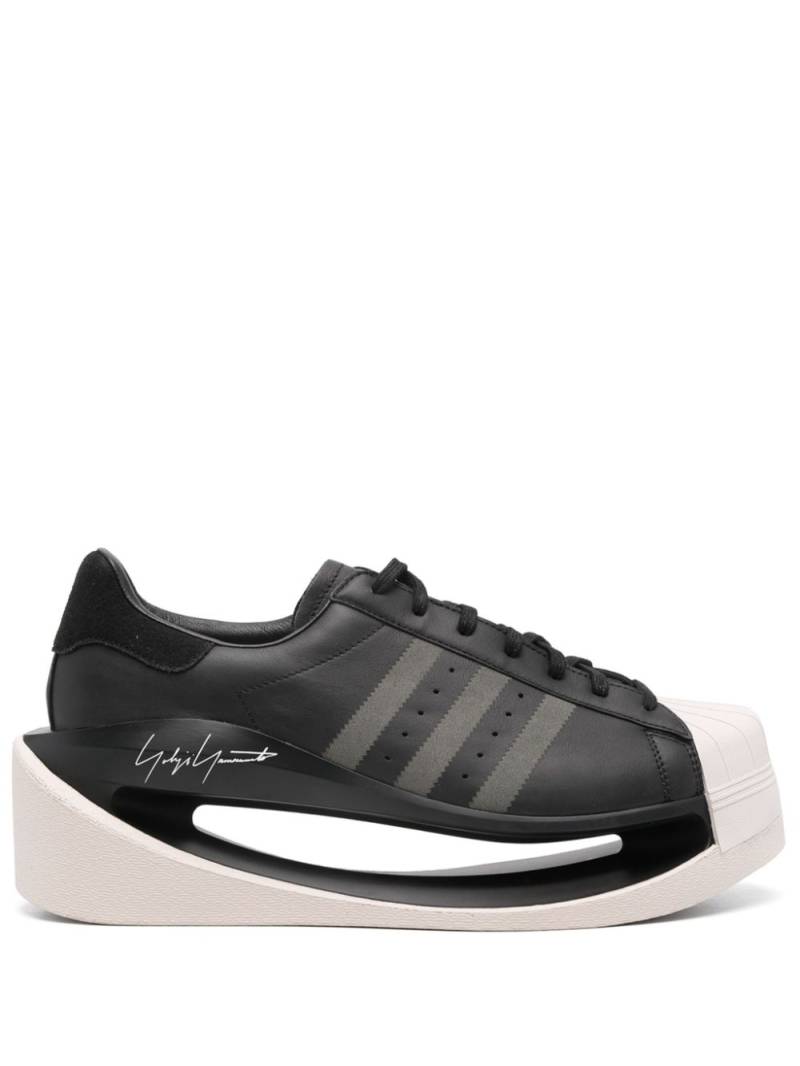 Y-3 Gendo Superstar leather sneakers - Black von Y-3